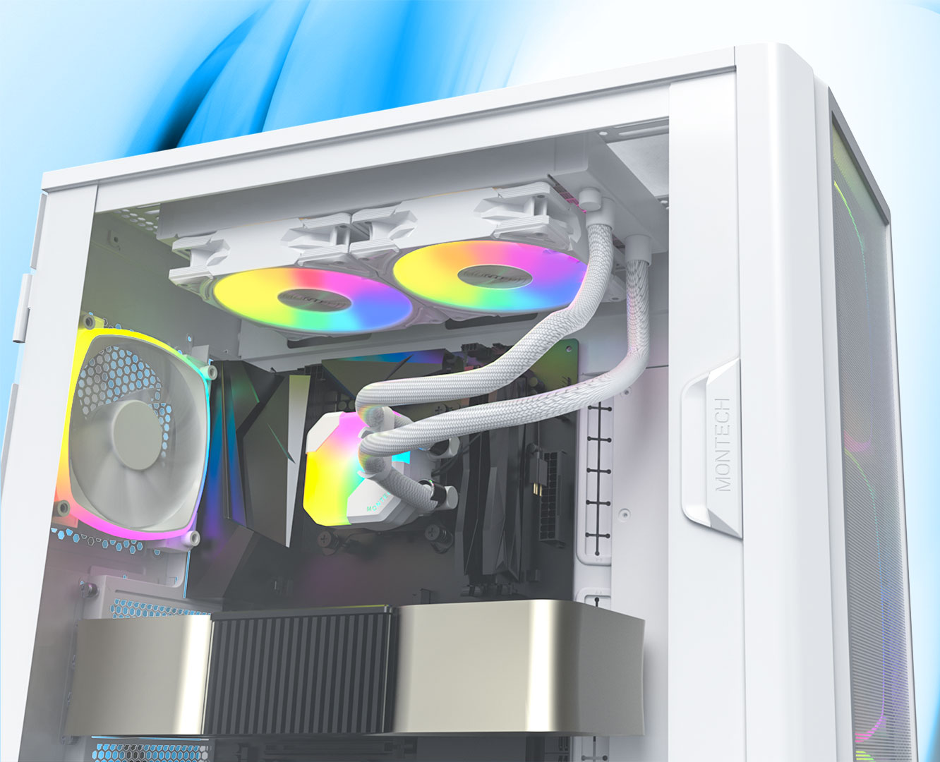 MONTECH HyperFlow ARGB 240 - AIO CPU Liquid Cooler